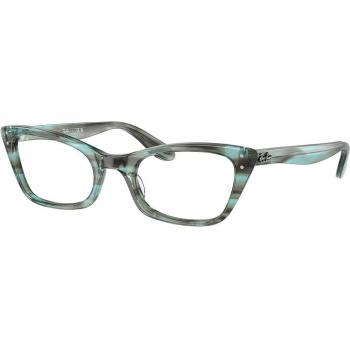 Ray-Ban RX5499 Lady Burbank 8362 Women's Eyeglasses Green Size 49 (Frame Only) - Blue Light Block Available