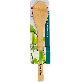 QUTIN cuchara de madera de bambú 30 cm