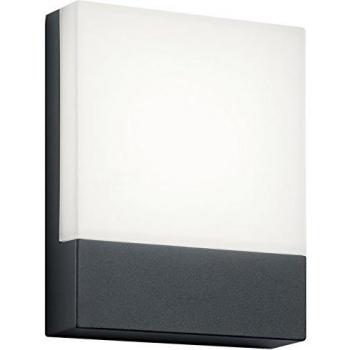 Aplique LED Exterior con Número de Casa Pecos, 6W, IP54, Antracita