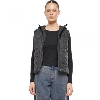 Urban Classics Women's Super Light Black Puffer Vest - Size M