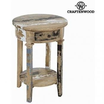 Pedestal redondo decapado - Colección Poetic by Craften Wood