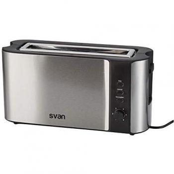 Svan SVTO0710X Tostador 1000W. Tres Funciones de Potencia y Varillas Superiores para Calentar