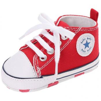 Zapatos para bebé Auxma La Zapatilla de Deporte Antideslizante del Zapato de Lona de la Zapatilla de Deporte para 3-6 6-12 12-18 M