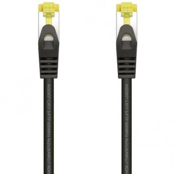Aisens Cable de Red RJ45 S/FTP Cat.7 LSZH PIMF 600MHz AWG26 Negro 2m