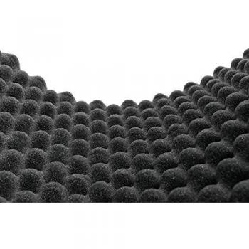 Accesorio Eggshape aislamiento mate, 40 mm, 50 x 100 cm, negro