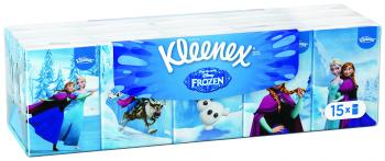 Conjunto de 75 Paquetes de Pañuelos Kleenex Disney, Pack de 5 x 15 Unidades