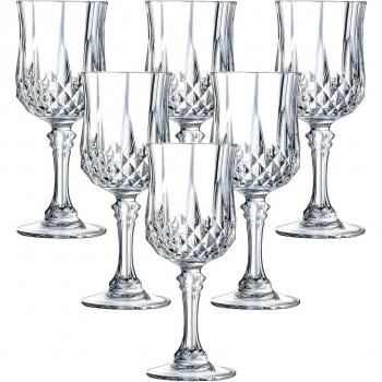 Cristal d'Arques Paris - Juego de 6 copas de licor Longchamp