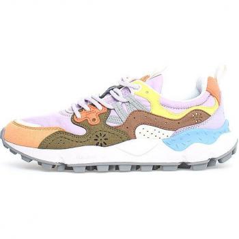 FLOR MONTAÑA YAMANO 3 MUJER KAISO GRIS-SALMÓN-LILA