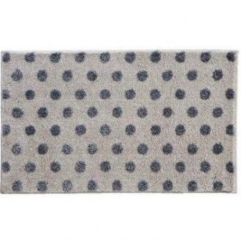 Grund - Alfombrilla de baño bindu, Beige, plata, 70 x 120 cm