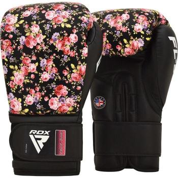 RDX FL5 Floral 10oz Boxing Gloves - Black Pink Lilac