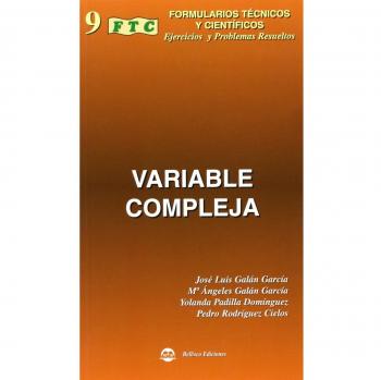 Formulario técnico y cient¡fico de variable compleja
