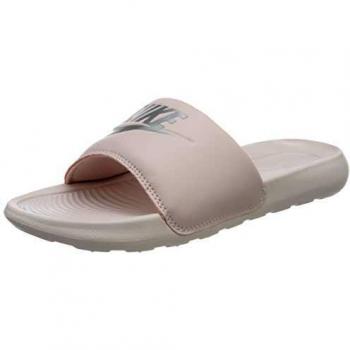 Nike Victori One Women's Multi-Sport Slide Sandals - Barely Rose/Metallic Silver