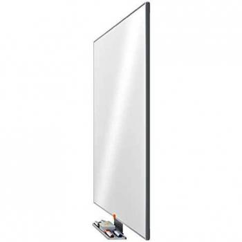 Pizarra Magnética Enameled Nobo Prestige 120x90 cm con Marco de Aluminio y Accesorios Incluidos