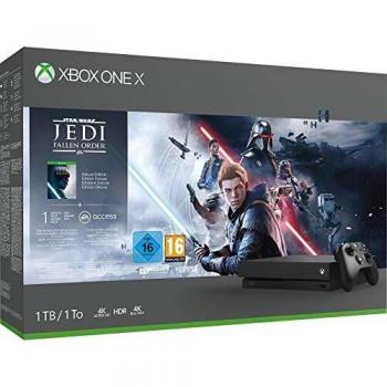 Microsoft - Consola 1 TB, Mando Inalámbrico + Star Wars Jedi: Fallen Order