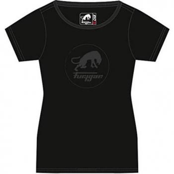 Furygan Eryka Camiseta, Mujer, Noir-Métal, XL