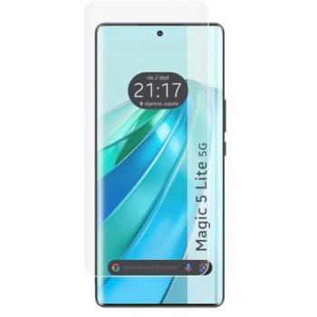 Protector Cristal Templado Completo Curvo UV Full Glue Alta Transparencia para Huawei Honor Magic 5 Lite 5G