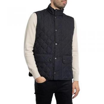 Barbour Lowerdale Classic Navy Quilted Vest for Men