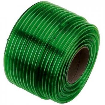 Manguera Transparente Verde 6 x 1,5 mm en Carrete de Plástico (100 m)
