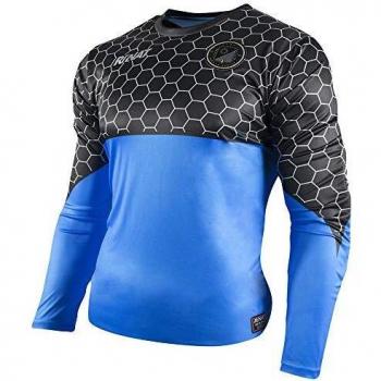 Rinat Lajud Jersey De Portero, Unisex niños, Turquesa/Oxford, YM