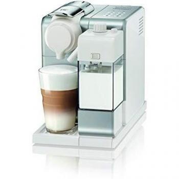 Nespresso De'Longhi Lattisima Touch Animation EN560.S -Cafetera monodosis de cápsulas Nespresso con depósito de leche, 6 recetas seleccionables, color plata, Incluye pack de bienvenida con 14 cápsulas