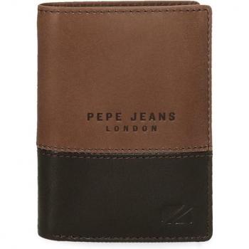 Cartera Pepe Jeans Kingdom vertical con monedero Marrón