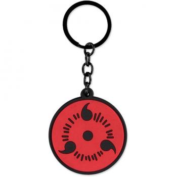 Llavero de caucho Naruto Shippuden Uchiha-Clan, color naranja, talla única