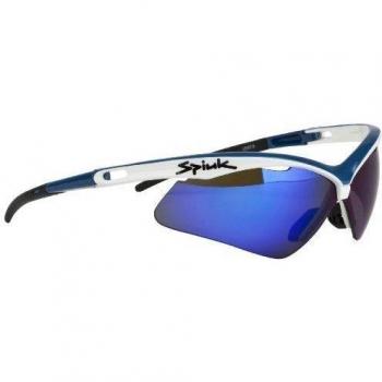 Spiuk Ventix - Gafas de ciclismo unisex, color blanco / azul
