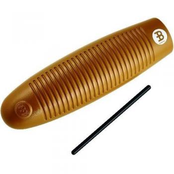 Meinl Turbo Plastic Guiro with Scraper - Brown