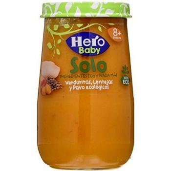 Hero Baby, Verduritas, Lentejas y Pavo ecológico 190g