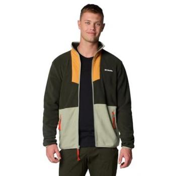 Forro polar Columbia Sequoia Grove Full Zip Fleece verde oscuro - XXL, forro polar de hombre, marca Columbia, modelo Sequoia Grove™, cierre completo con cremallera, color verde oscuro