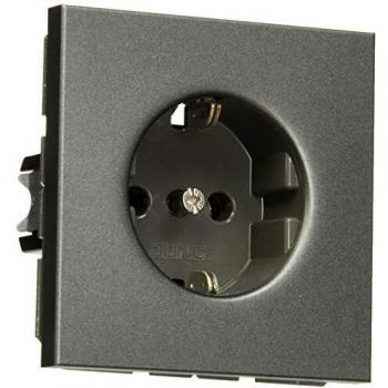 Toma Schuko 16A 250V Antracita Diseño Moderno AL1520AN