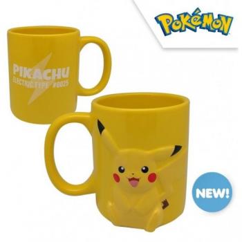 Taza 3D Pikachu Cerámica 325ml Pokémon