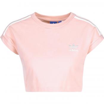 Adidas Cropped - Camiseta corta para mujer, primavera/verano, mujer, color Rosa