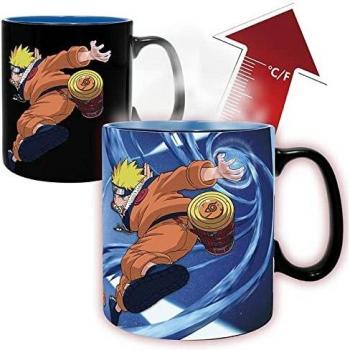 Taza Termosensible Naruto Shippuden Naruto vs Sasuke 460ml