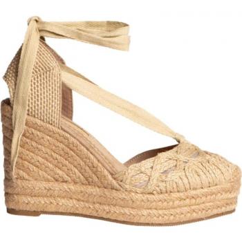 Sandalias de Mujer Corina Cuña Esparto M4296 Color Natural