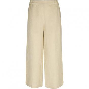 Part Two Beige Linen Wide Fit Culotte Trousers Size XL