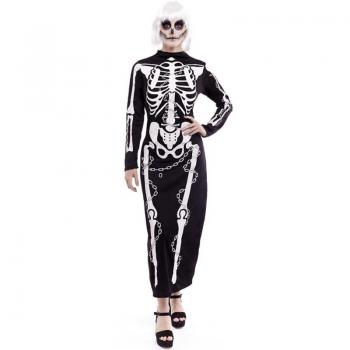 Disfraz de Skull Lady para mujer.