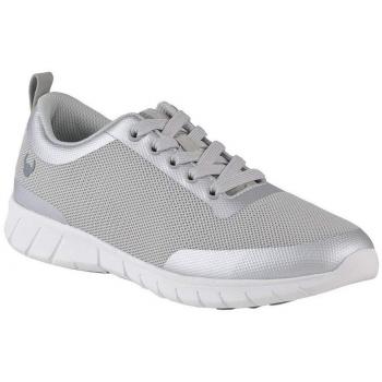 Suecos alma zapatillas de deportes de interior de lona unisex adulto plata 37 eu