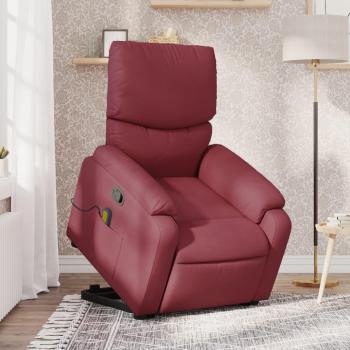 Sillón reclinable de masaje elevable tela en color gris claro, gris oscuro y negro - vidaXL Sillón Dormitorio Sillón Cómodos Silla Relax Sillón Sofá