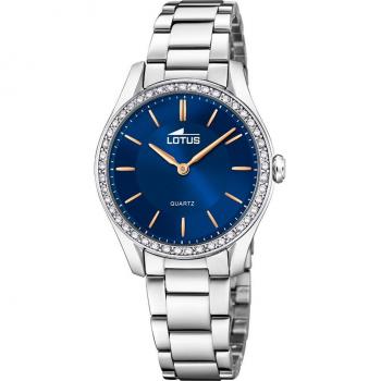 Reloj Lotus Bliss 18796/3 para Mujer con Esfera Azul y Caja de Acero Inoxidable 316L Plateado