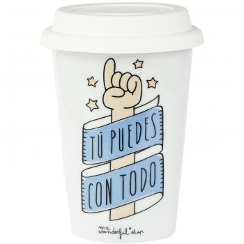 Mr. Wonderful WOA02082 - Taza take away Tú puedes con todo
