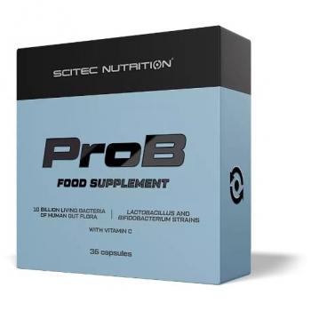 Scitec Nutrition ProB - 36 Cápsulas Probióticas con Vitamina C para la Salud Digestiva