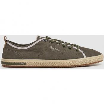 Pepe Jeans Men's Samoa Smart Canvas Sneakers with Jute Details