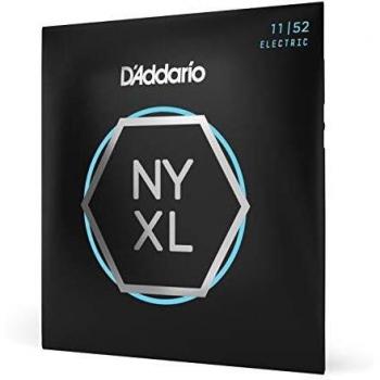 D'Addario Guitar Strings - NYXL Electric Guitar Strings - NYXL1152 - Unrivaled Strength, Tuning Stability, Enhanced Mid-Range - For 6 String Guitars - 11-52 Medium Top/Heavy Bottom