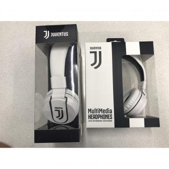 Auriculares Cablados Juventus TM-IP952-JUV con Micrófono, Diadema, Llamadas/Música, Negro y Blanco