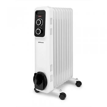Orbegozo RS 2000 Radiador de Aceite, 2000W, 9 Elementos Caloríficos, 3 Potencias, Blanco