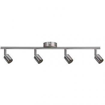 Spotlight Deckenleuchte Carolina 4x10W GU10 Nickel Mate Dimmable