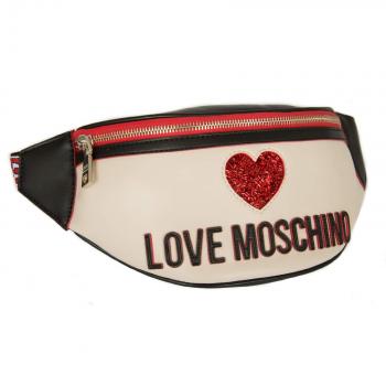 Love Moschino Riñonera Negro/Beige