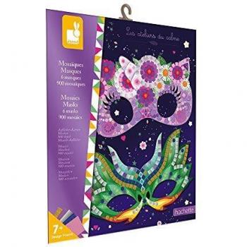 Kit Creativo de Mosaicos para Máscaras 7+ Janod