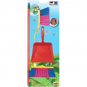 Set de limpieza infantil Pure Fresh - 3 piezas (escoba, recogedor y escobilla)